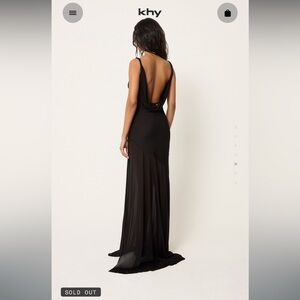 Khy black low back dress 
BRAND NEW WITH TAGS
NEVER WORN